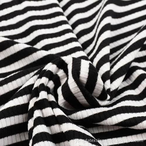 Yarn Dyed TR Spandex Rib Fabric